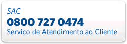 SAC - Sevi&ccedil;o de Atendimento ao Consumidor: 0800 727 0474