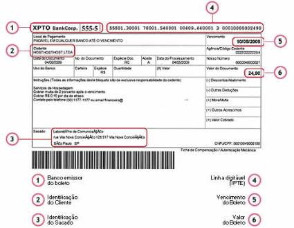 Boleto de cobran&ccedil;a