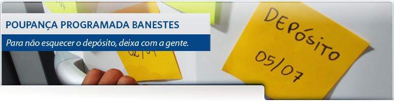 Banner Poupan&ccedil;a programada
